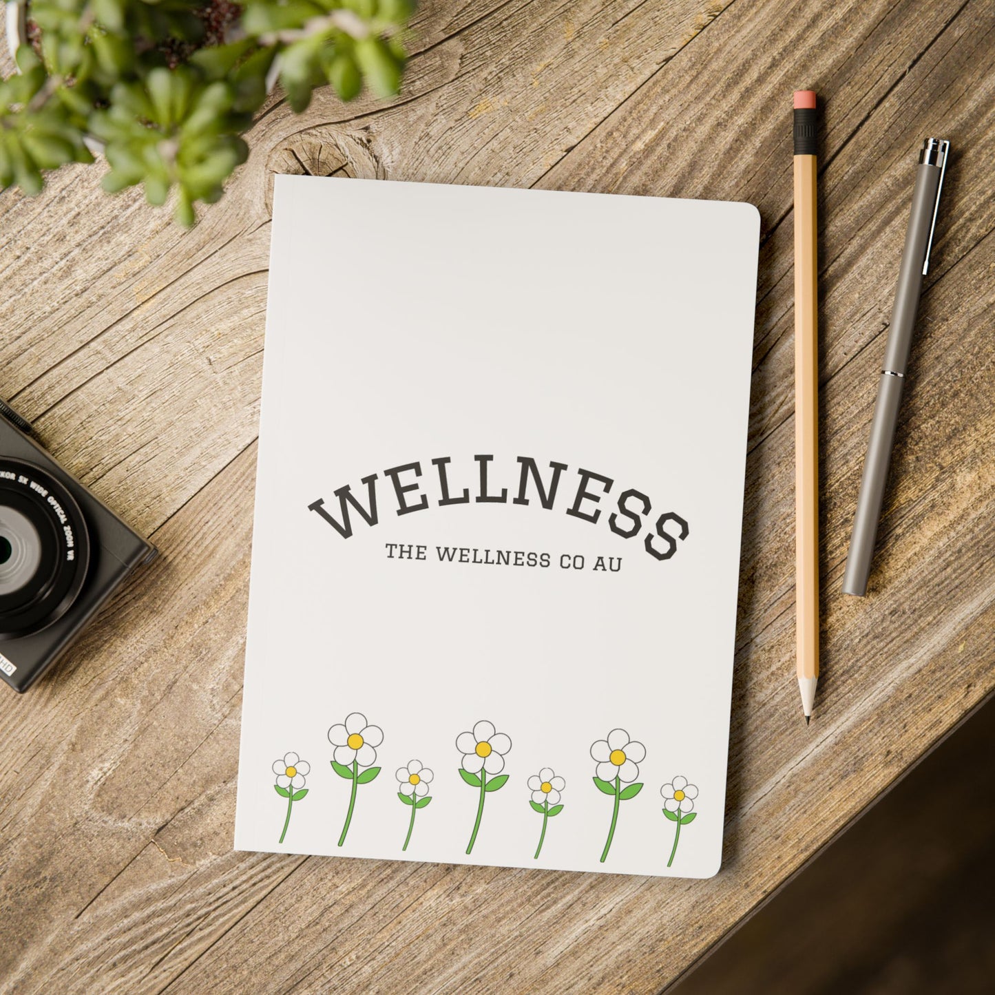 Wellness Softcover Ruled Notebook