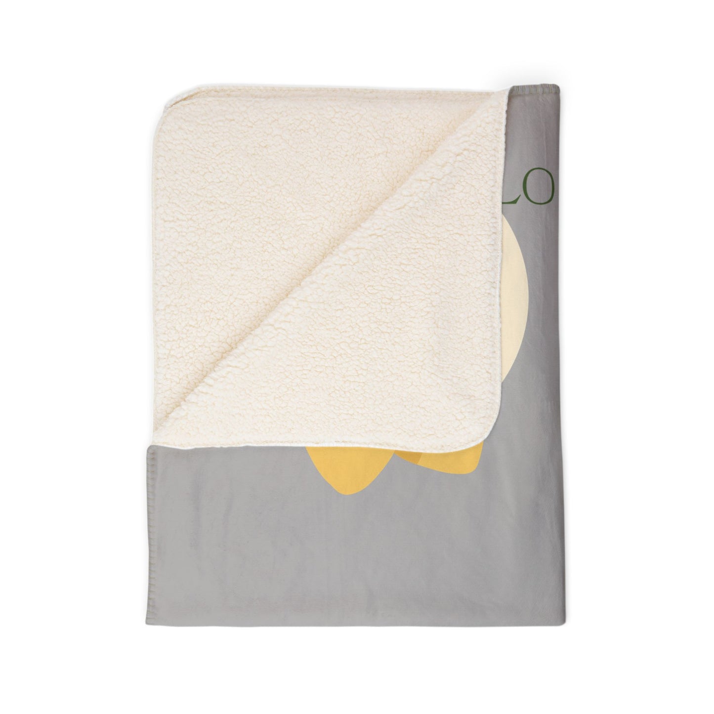 Fleece Sherpa Blanket - Mediterranean