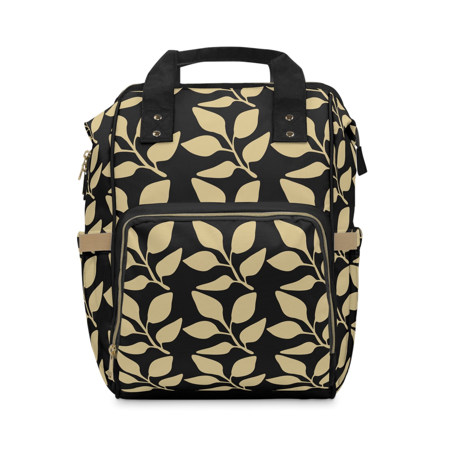 Stylish Multifunctional Diaper Backpack - Black