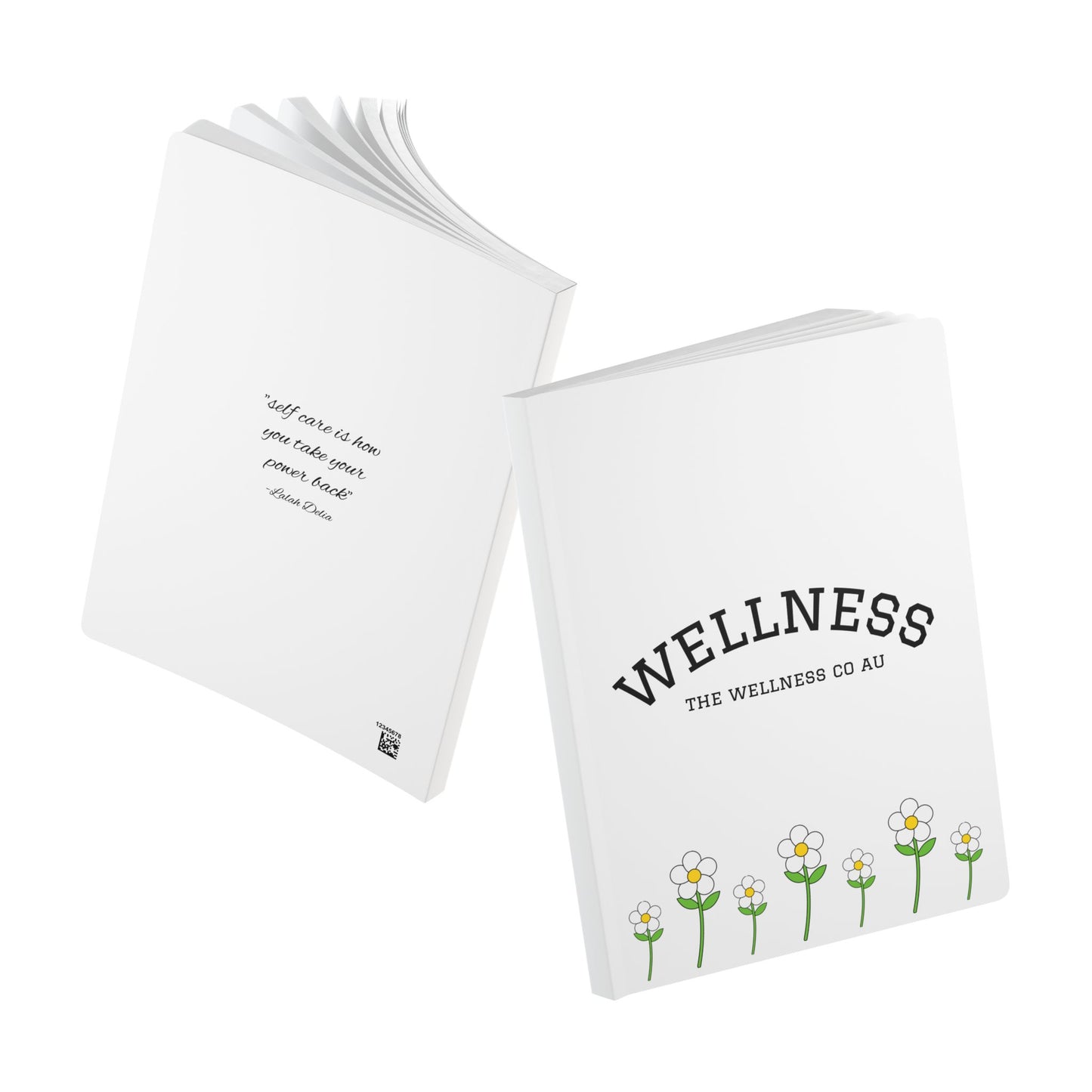 Wellness Softcover Ruled Notebook