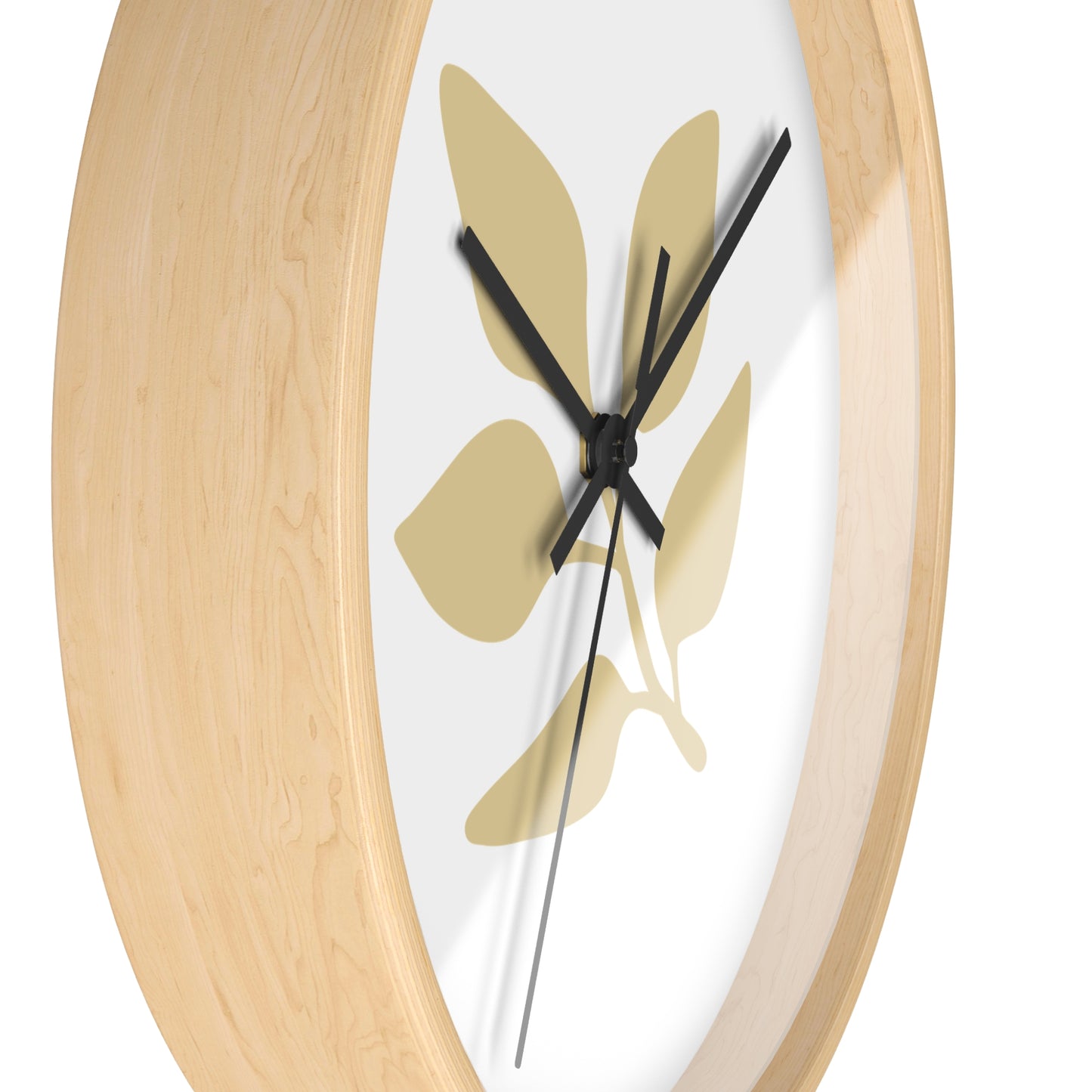 Minimalist Botanical Wall Clock