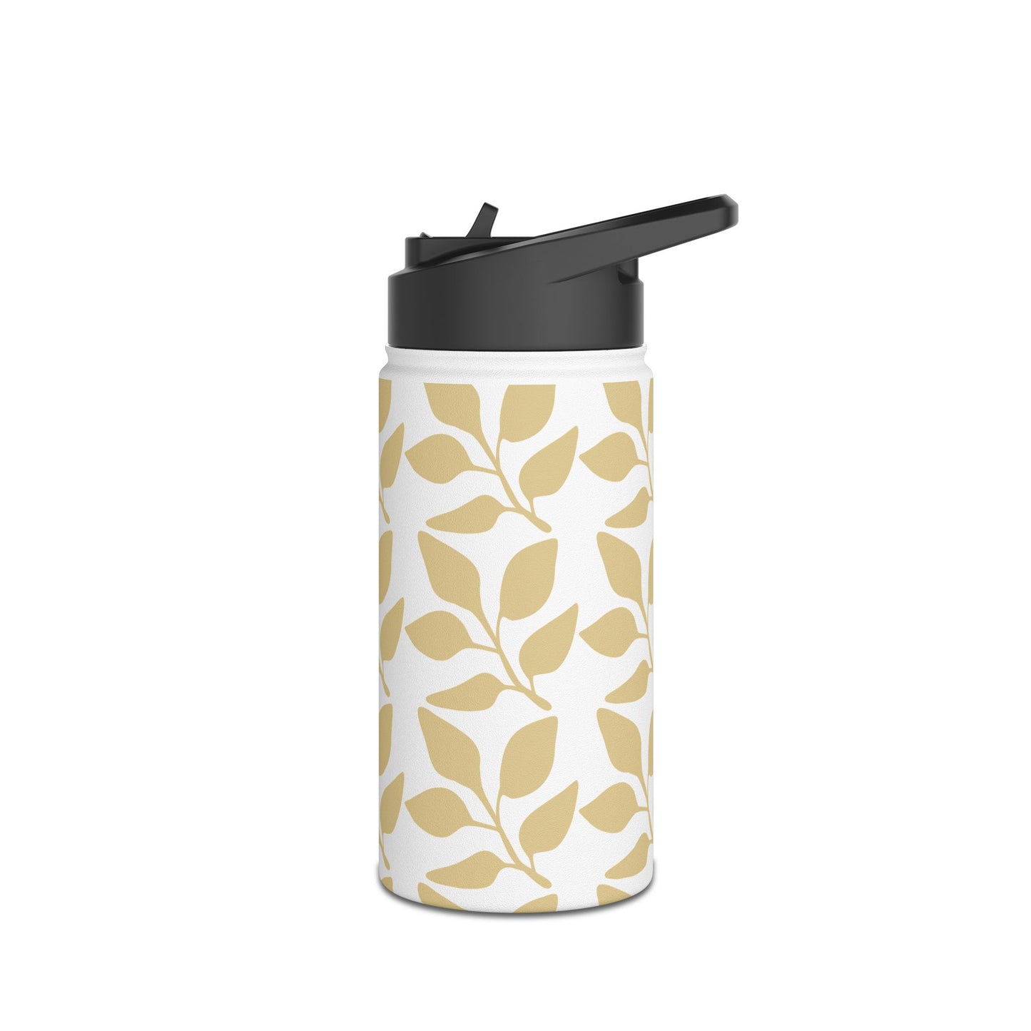 Leaf Pattern Stainless Steel Water Bottle