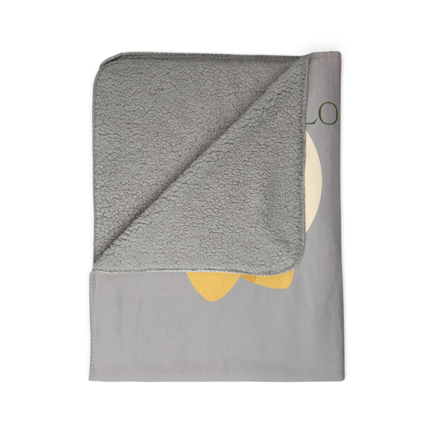 Fleece Sherpa Blanket - Mediterranean