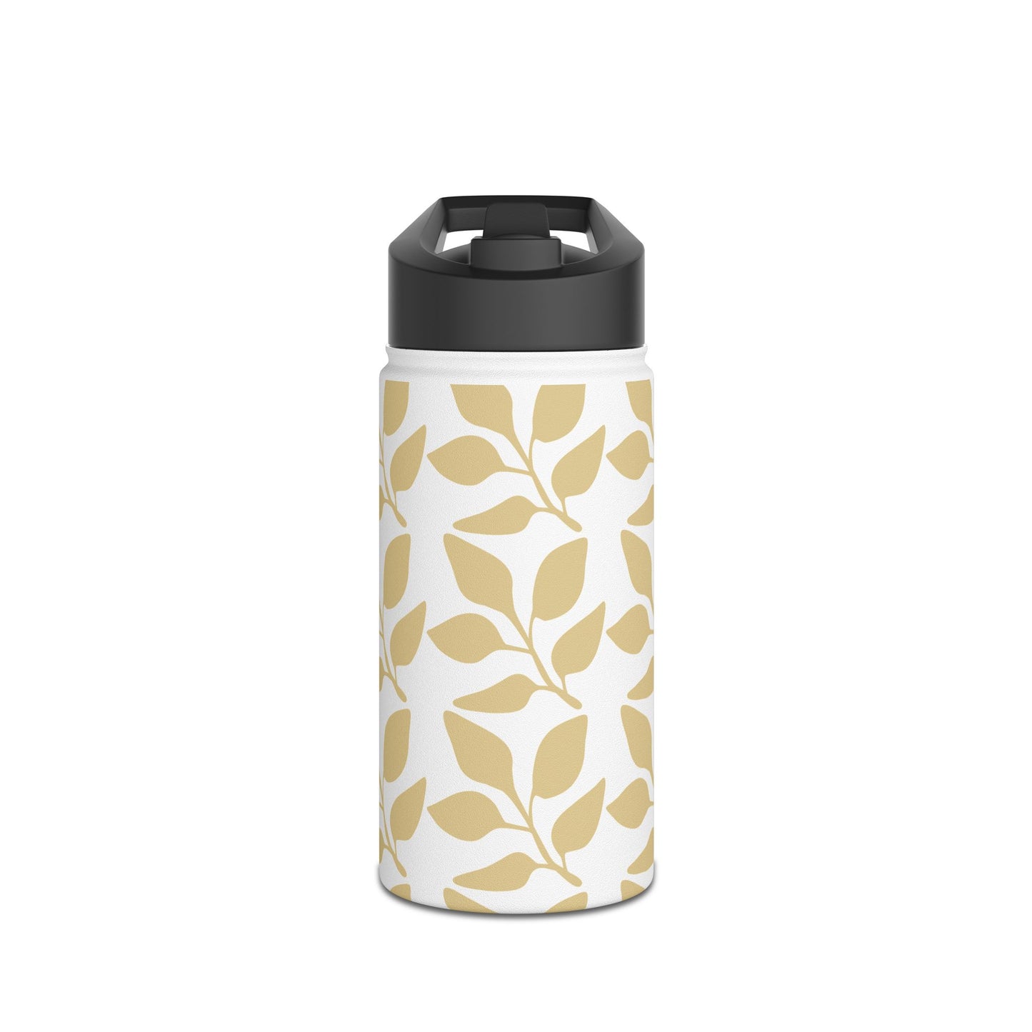 Leaf Pattern Stainless Steel Water Bottle