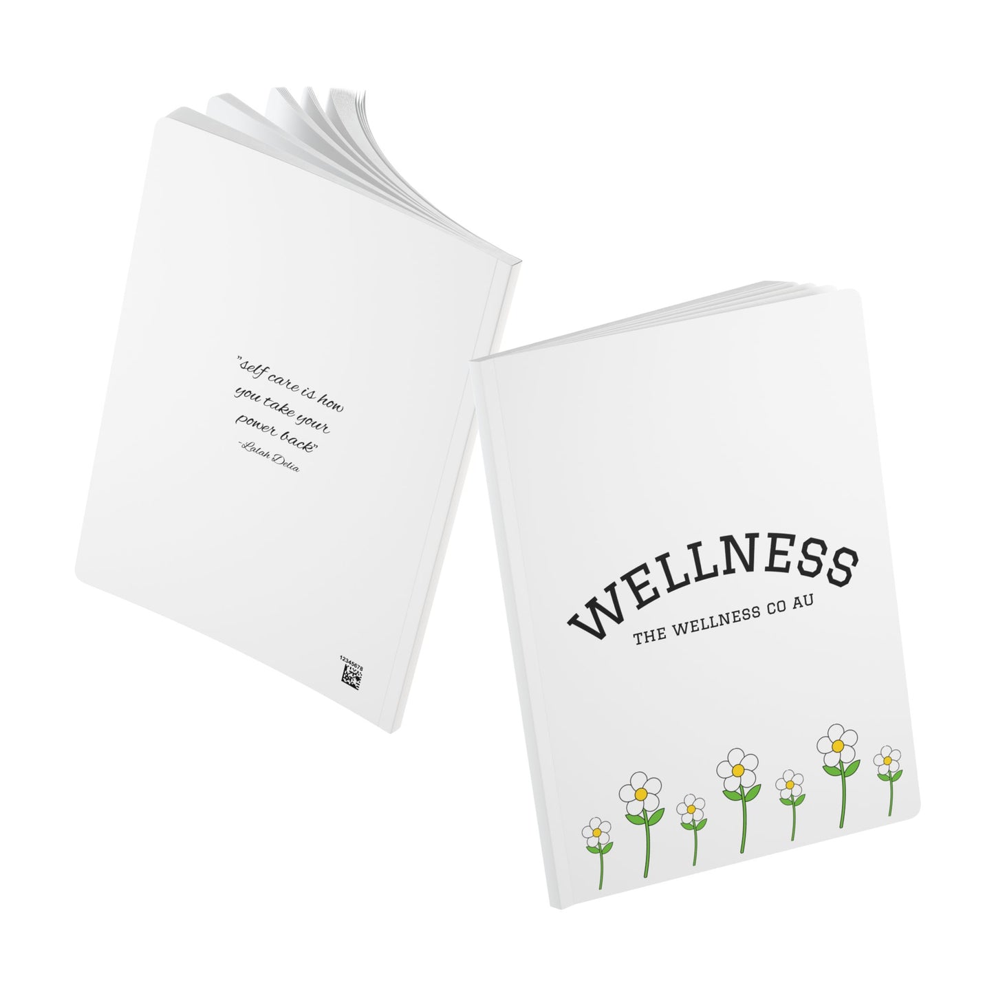 Wellness Softcover Ruled Notebook